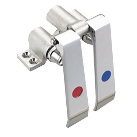 Bk Resources Knee Valve Assembly, Dual Pedals, Chrome Plated BKKV-G